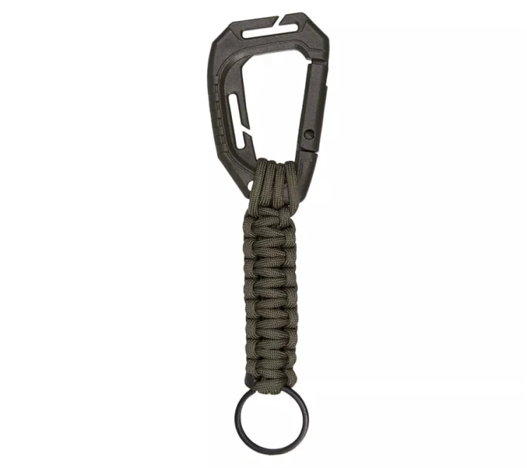 Brelok Mil-Tec z karabińczykiem MOLLE - Oliwkowy