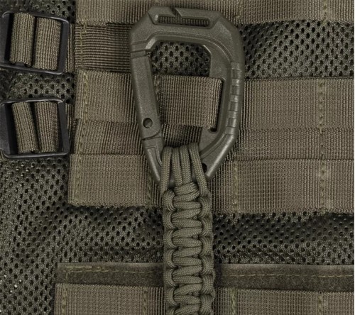 Brelok Mil-Tec z karabińczykiem MOLLE - Oliwkowy