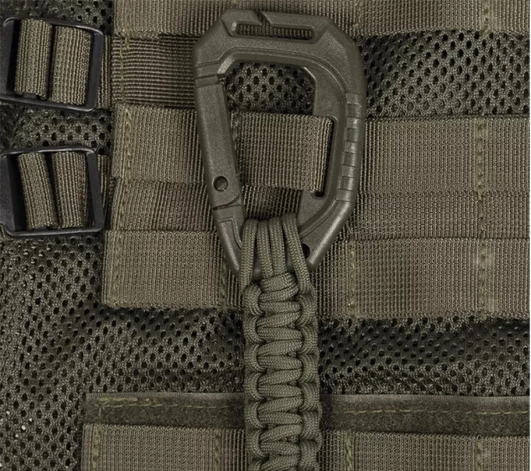 Brelok Mil-Tec z karabińczykiem MOLLE - Oliwkowy (2).jpg