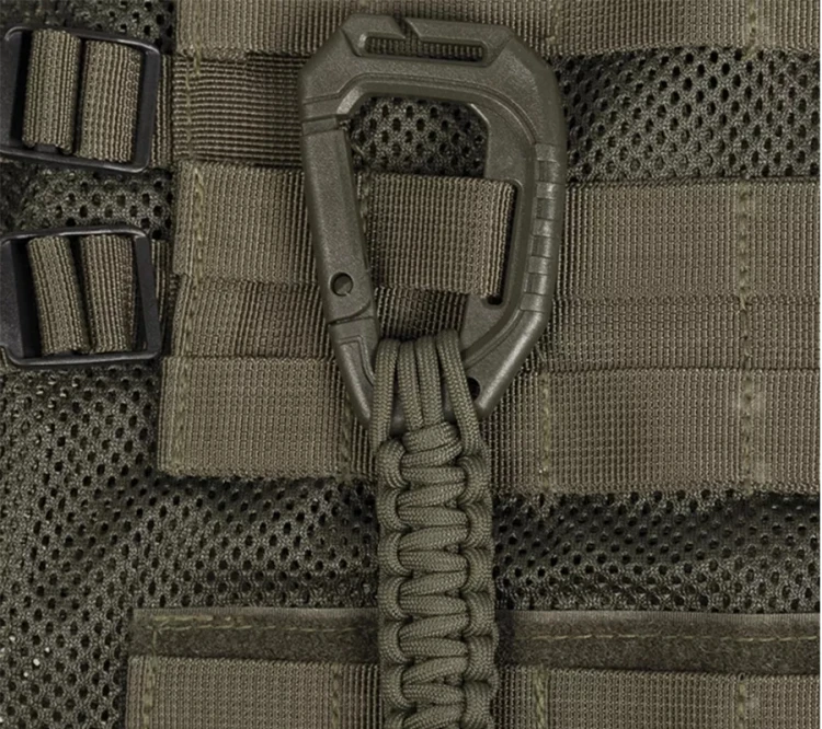 Brelok Mil-Tec z karabińczykiem MOLLE - Oliwkowy