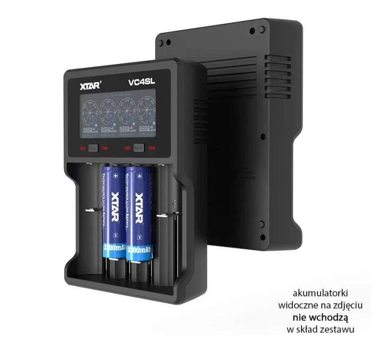 Ładowarka do akumulatorów Li-Ion USB XTAR VC4SL