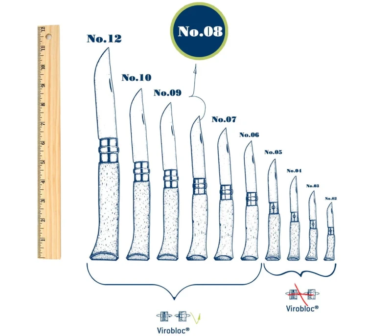 Nóż składany Opinel no.9 Carbon
