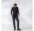 Koszulka damska Fjällräven Abisko Wool L/S 84102 - Black (550)