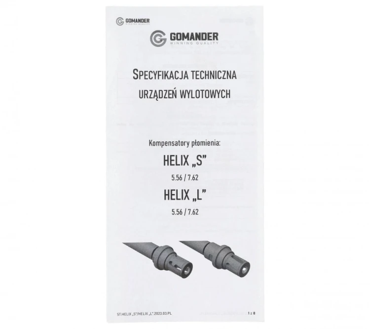 Tłumik płomienia Gomander HELIX S 5,56/.223 TB0.9613