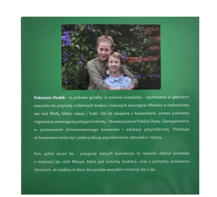 Książka "Tam gdzie szumi las - przygody leśnych bohaterów" K. Dudek