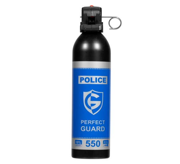 Gaz pieprzowy gaśnica Police Perfect Guard 2mln SHU, 10% OC - żel stożek - 550 ml