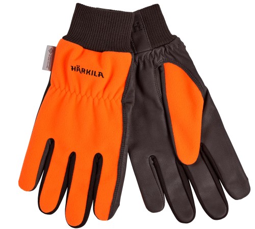 Rękawice Härkila Wildboar Pro Shooter WSP - Orange Blaze/Brown