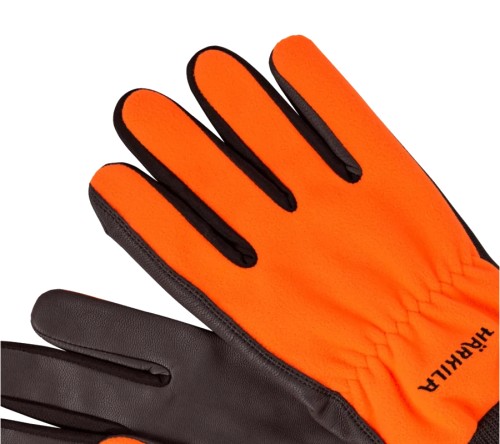 Rękawice Härkila Wildboar Pro Shooter WSP - Orange Blaze/Brown