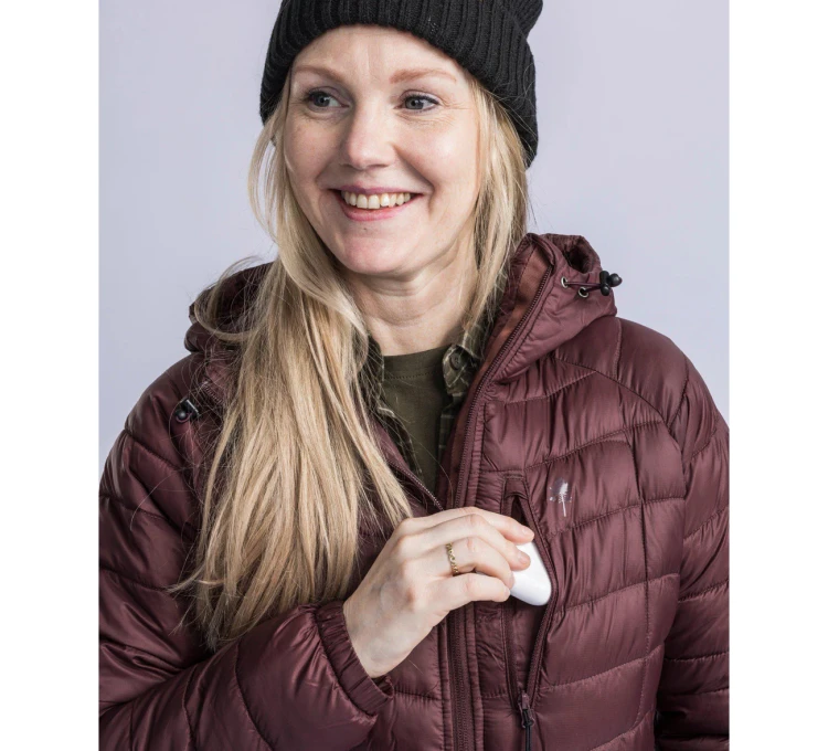 Kurtka damska Pinewood Abisko Insulation 3252 - Earth Plum