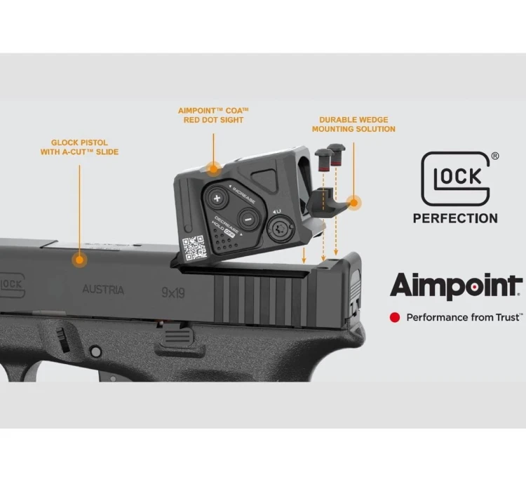 Pistolet GLOCK 45 (Hunter Edition) A-CUT Aimpoint COA kal.9mm Para (76152)