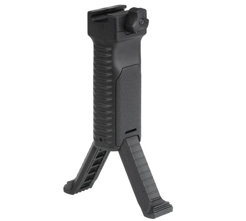 Chwyt przedni z dwójnogiem Strike Industries - Picatinny - Czarny - (SI-AR-BIPOD)