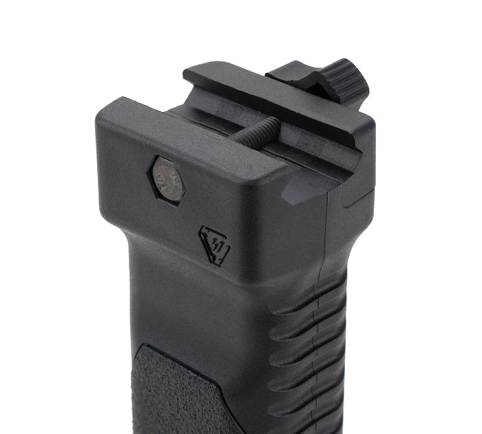Chwyt przedni z dwójnogiem Strike Industries - Picatinny - Czarny - (SI-AR-BIPOD)