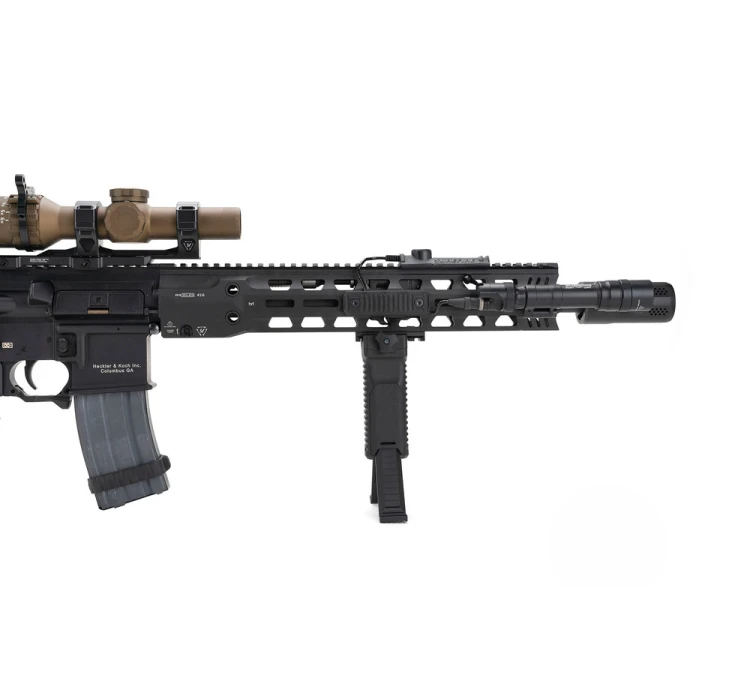 Chwyt przedni z dwójnogiem Strike Industries - Picatinny - Czarny - (SI-AR-BIPOD)