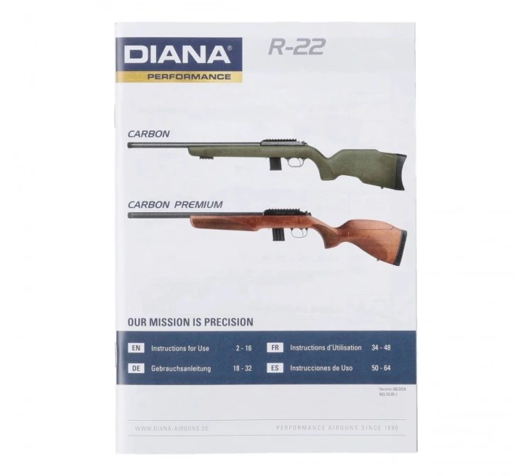 Karabinek Diana R-22 Carbon Black kal.22 LR