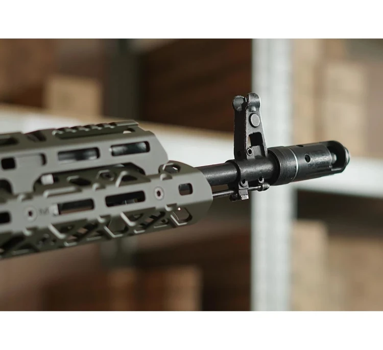 Łoże aluminiowe M-LOK do AK KRUK - średnie, długa nakładka rury gazowej - OD Green (CRC-1U020B-ODG)