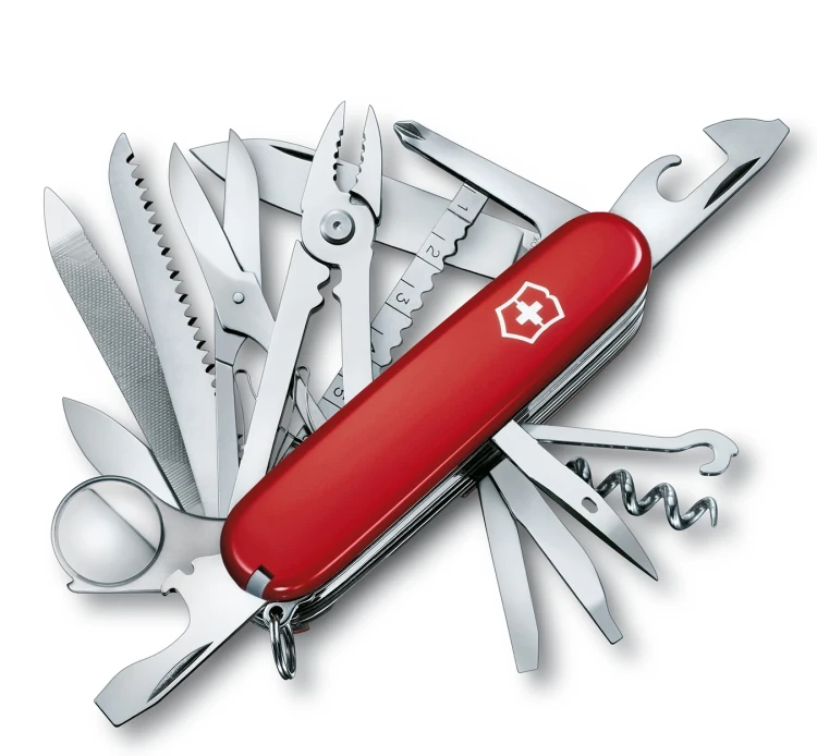 Scyzoryk Victorinox Swiss Champ 1.6795 (91mm) - Czerwony
