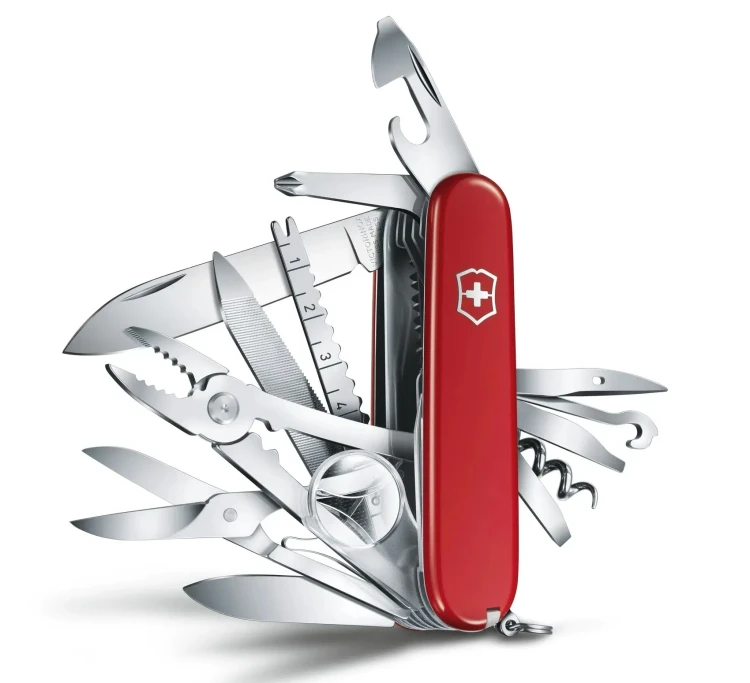 Scyzoryk Victorinox Swiss Champ 1.6795 (91mm) - Czerwony