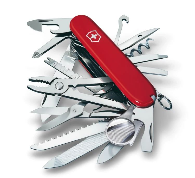 Scyzoryk Victorinox Swiss Champ 1.6795 (91mm) - Czerwony