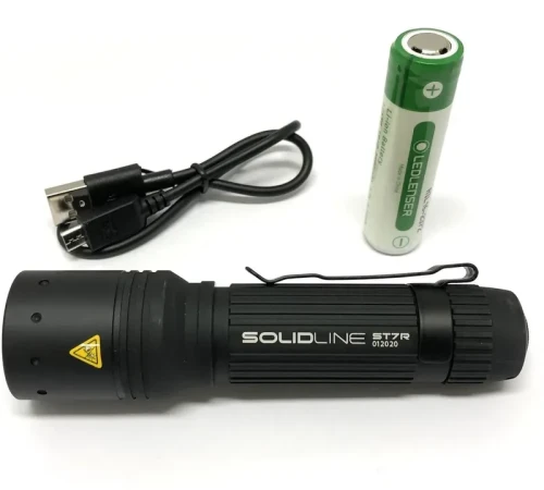Latarka Ledlenser Solidine ST7R Black - 1000lm
