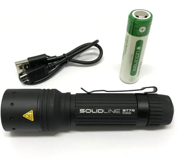 Latarka Ledlenser Solidine ST7R Black - 1000lm