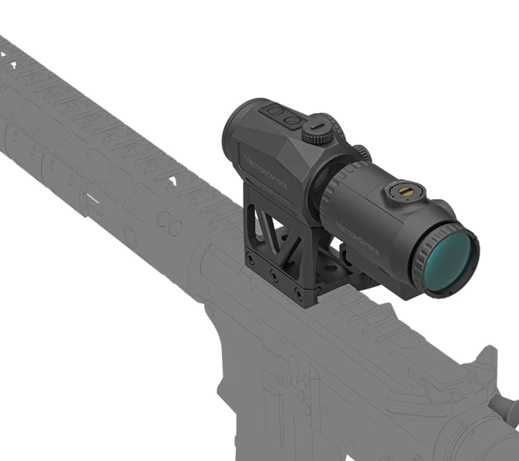 Zestaw Vector Optics - Kolimator Scrapper 1x25 MRT + Powiększalnik Paragon 3x + Montaż Picatinny - SCRMMK-01