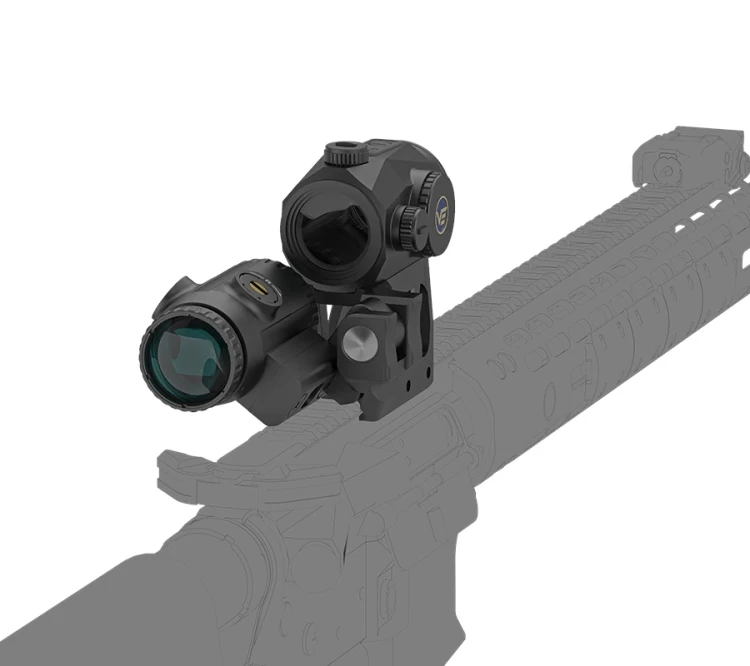 Zestaw Vector Optics - Kolimator Scrapper 1x25 MRT + Powiększalnik Paragon 3x + Montaż Picatinny - SCRMMK-01