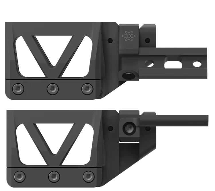 Montaż wysoki 1-częściowy do kolimatora/powiększalnika Vector Optics - 21mm Picatinny - (XASR-RM02)