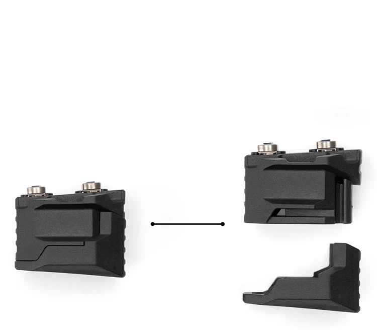 Chwyt przedni Strike Industries Stacked Angled CMS M-LOK - Czarny - (SI-AR-CMS-SAF)