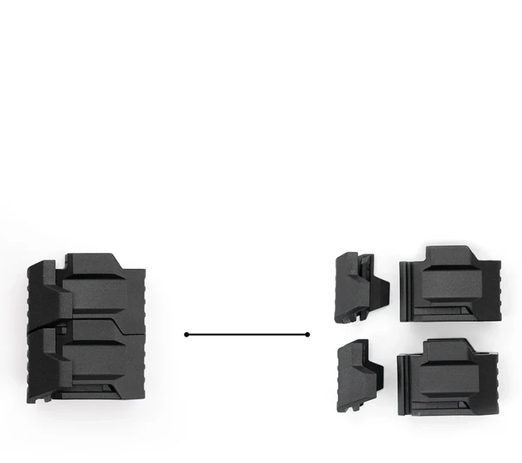 Chwyt przedni Strike Industries Stacked Angled CMS M-LOK - Czarny - (SI-AR-CMS-SAF)