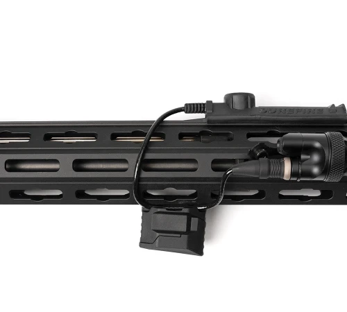 Chwyt przedni Strike Industries Stacked Angled CMS M-LOK - Czarny - (SI-AR-CMS-SAF)