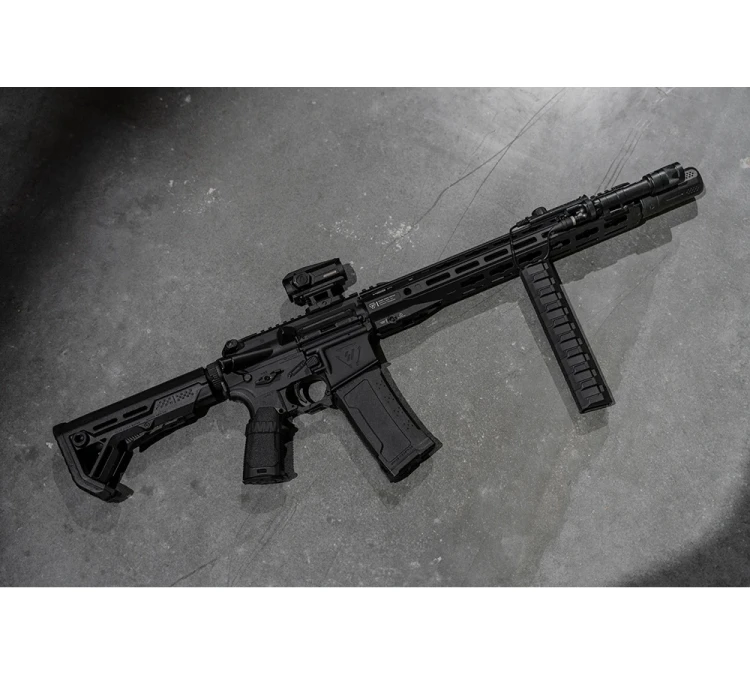 Chwyt przedni Strike Industries Stacked Angled CMS M-LOK - Czarny - (SI-AR-CMS-SAF)