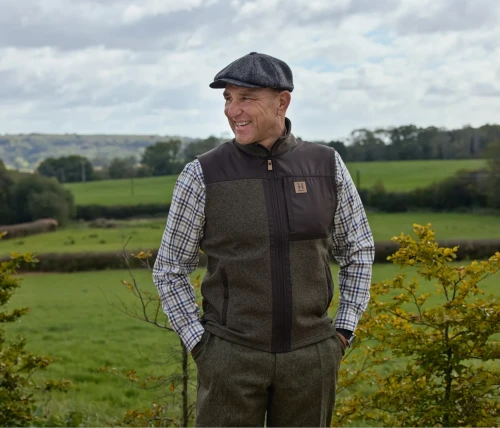 Kamizelka Härkila Kalix Fleece - Willow Green/Shadow Brown