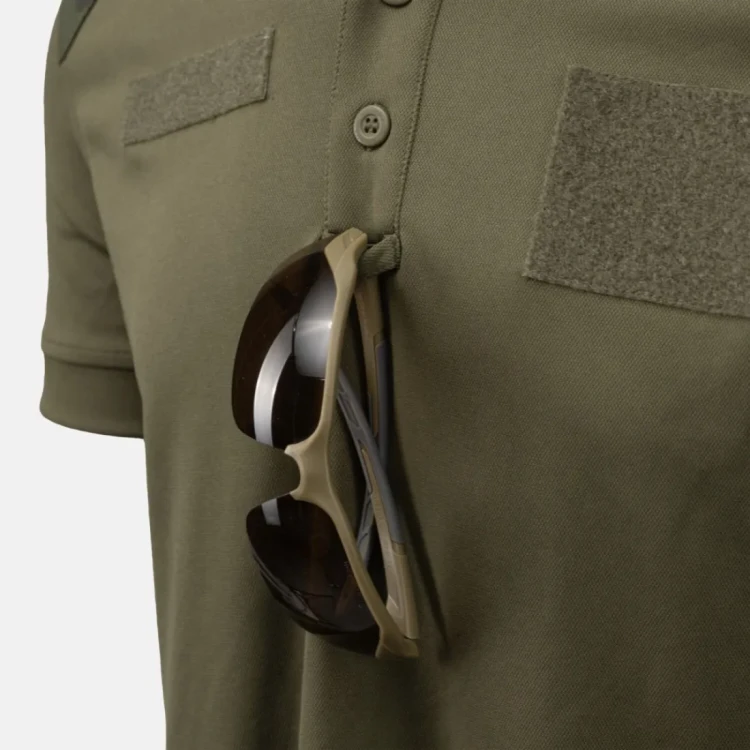 Koszulka wojskowa Helikon Polo Military TopCool Lite - Olive Green/PL Woodland (PD-MTR-TL-18)