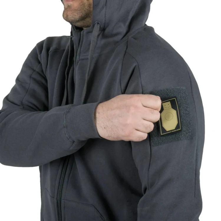 Bluza Helikon Urban Tactical Hoodie Lite (FullZip) - Light Grey Melange (BL-ULF-CB-2G)