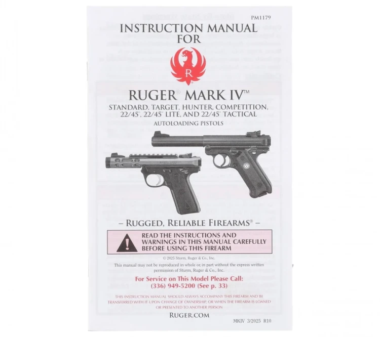 Pistolet Ruger Mark IV 22/45 Collector's Series (40192) kal.22 LR