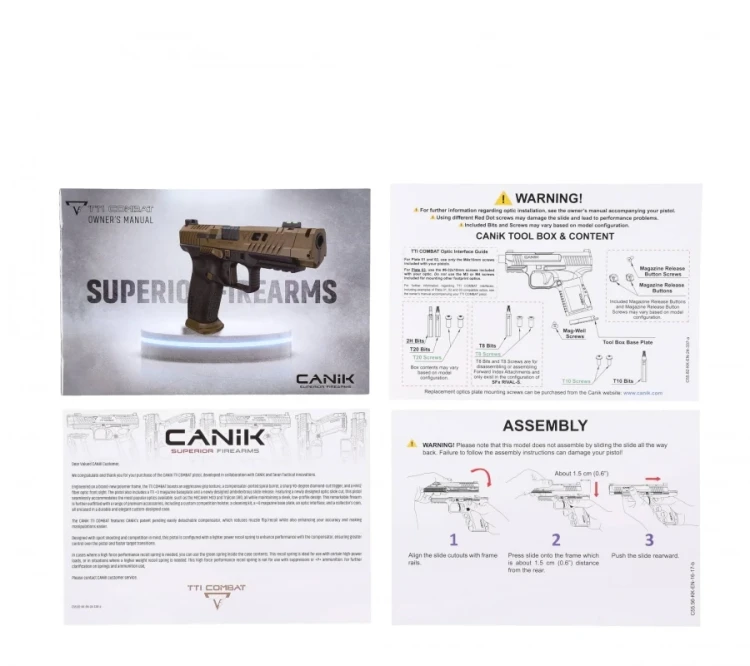 Pistolet Canik TTI Combat Smoke kal.9x19mm