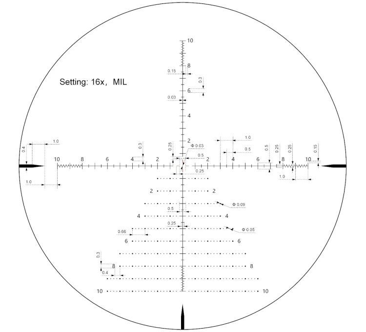 Luneta Vector Optics Tauron 4-32x60 ED - SFP - VTA-6 MIL - SCOL-56