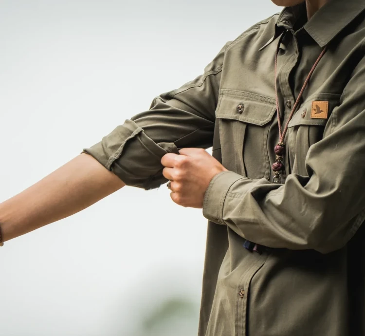 Koszula damska Seeland Selous Ines Cargo L/S - Grape Leaf