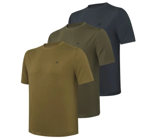 Koszulka Beretta Corporate (3-pack) TS841 - Green Stone.Ebony.FDE (1).webp