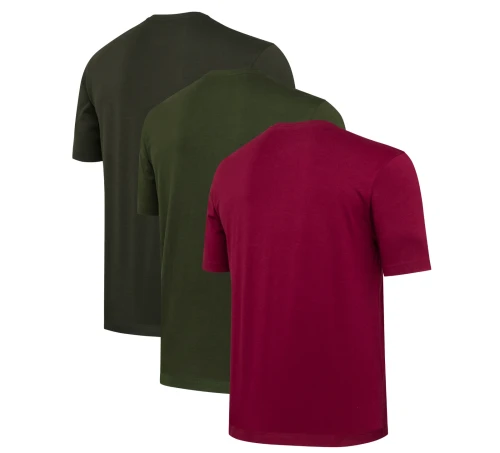 Koszulka Beretta Corporate (3-pack) TS841 - Green.Cordovan.Peat (2).webp