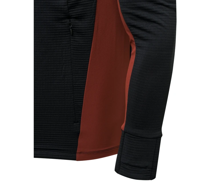 Beretta Kruma GridTech Fleece P379 - Black.Madder (5).webp