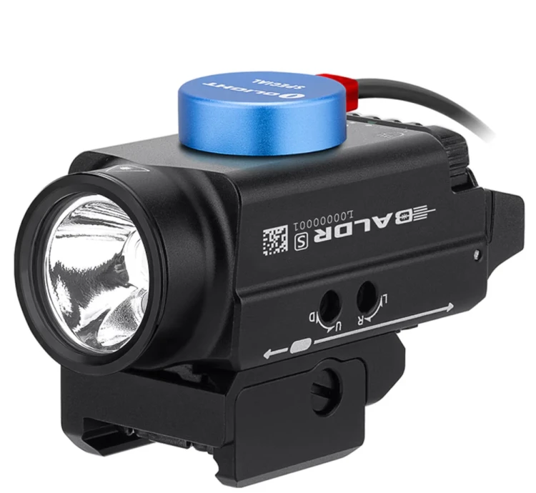 Latarka Olight BALDR S Cool White Green Laser - 800 lm (3).webp