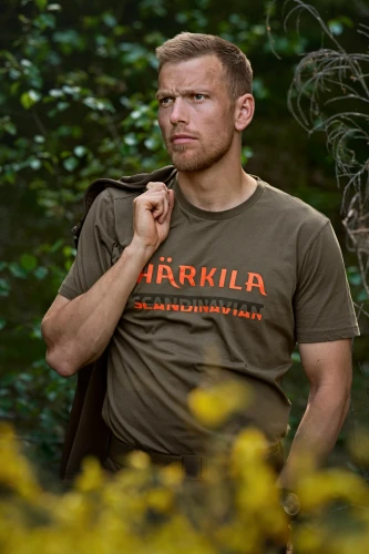 Koszulka Härkila Scandinavian S/S - Grape Leaf