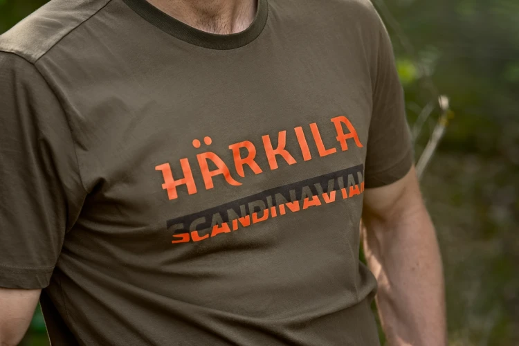 Koszulka Härkila Scandinavian S/S - Grape Leaf