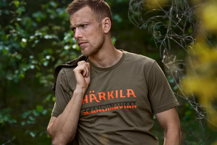 Koszulka Härkila Scandinavian S/S - Grape Leaf