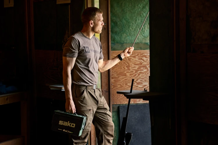 Koszulka Härkila Indentity S/S - Brown Melange