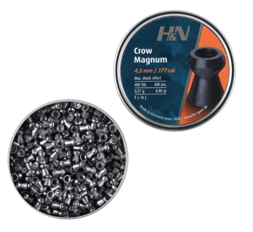 Śrut diabolo H&amp;N Crow Magnum 4,5 mm (400)