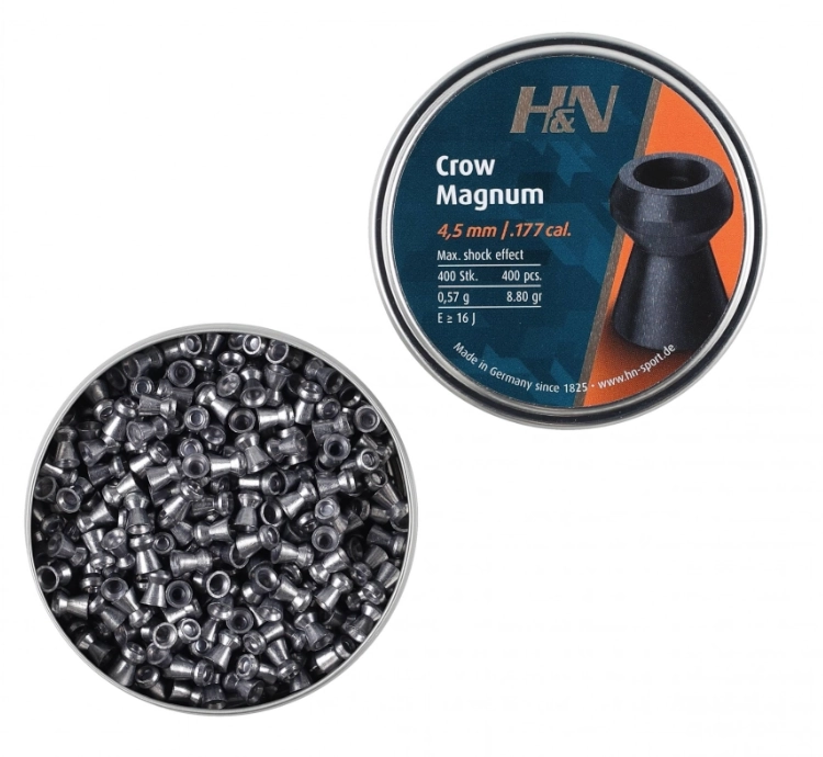Śrut diabolo H&amp;N Crow Magnum 4,5 mm (400)