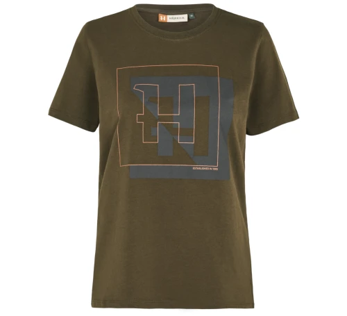 Koszulka damska Härkila H-logo S/S - Willow Green