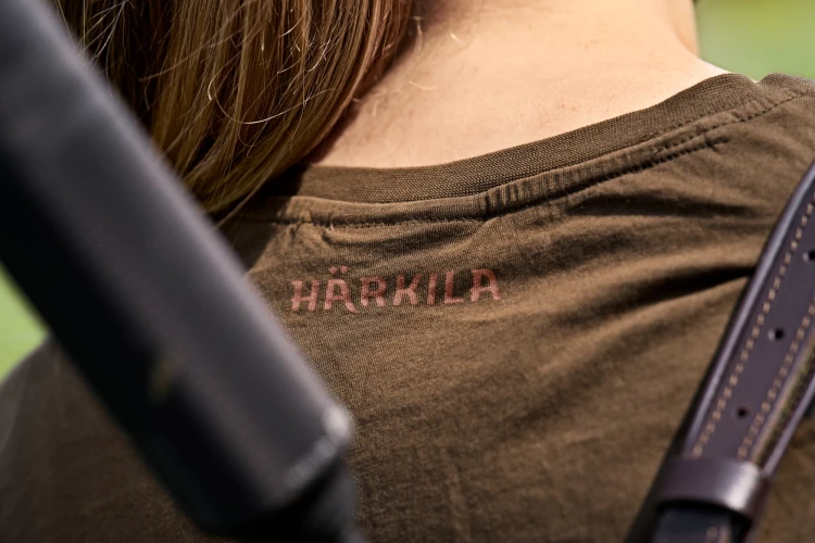 Koszulka damska Härkila H-logo S/S - Willow Green